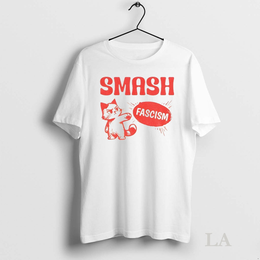 Original Smash Fascism Feminist Cat