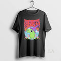 Original Smiling Friends Glep Vintage Heavy Metal Flowers Cartoon