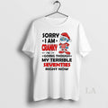 Original Smurf Sorry I Am Cranky Im Going Through My Terrible Seventies Right Now Christmas
