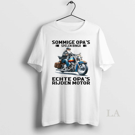Original Sommige Opas Spelen Bingo Echte Opas Rijden Motor