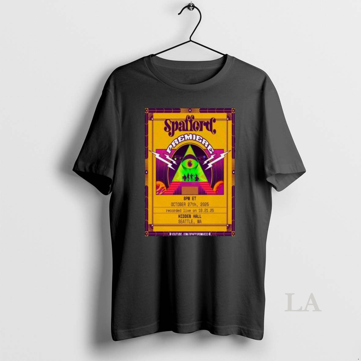 Original Spafford Hidden Hall Seattle Wa October 27 2025 Tour Long Sleve