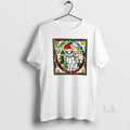 Original Stained Glass Hohoho 2 Christmas White