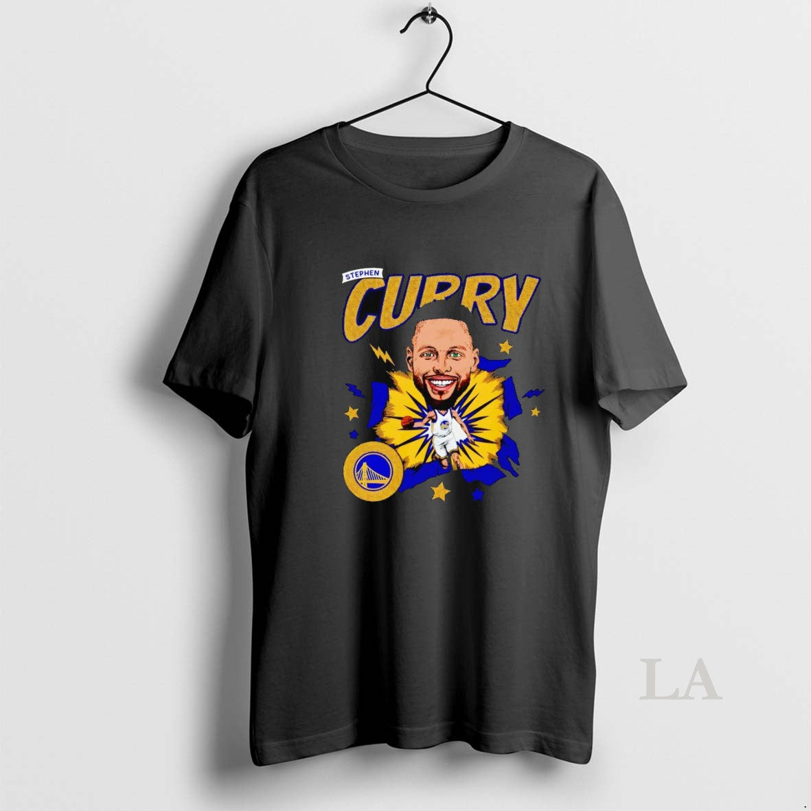 Original Steph Curry Big Head Caricature Warriors