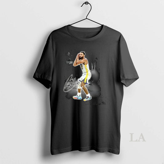 Original Stephen Curry Golden State Warriors Nba Signal Number 30 Signature Graphic