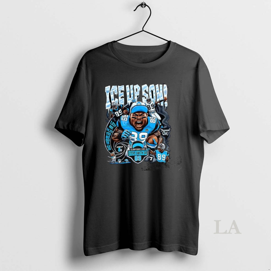 Original Steve Smith Sr Carolina Panthers Footabll Ice Up Son