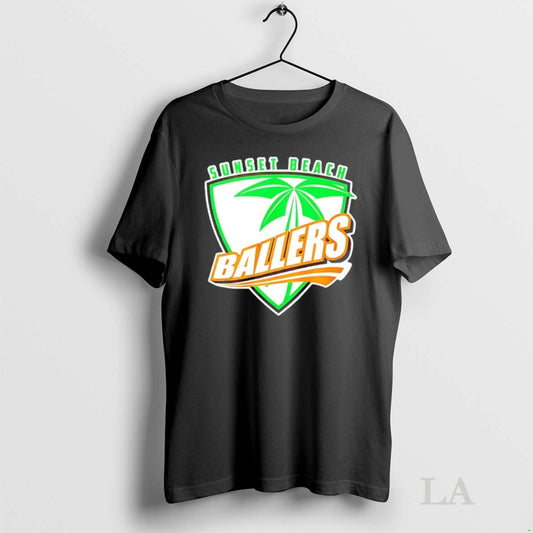 Original Sunset Beach Ballers Logo Tee Sweater