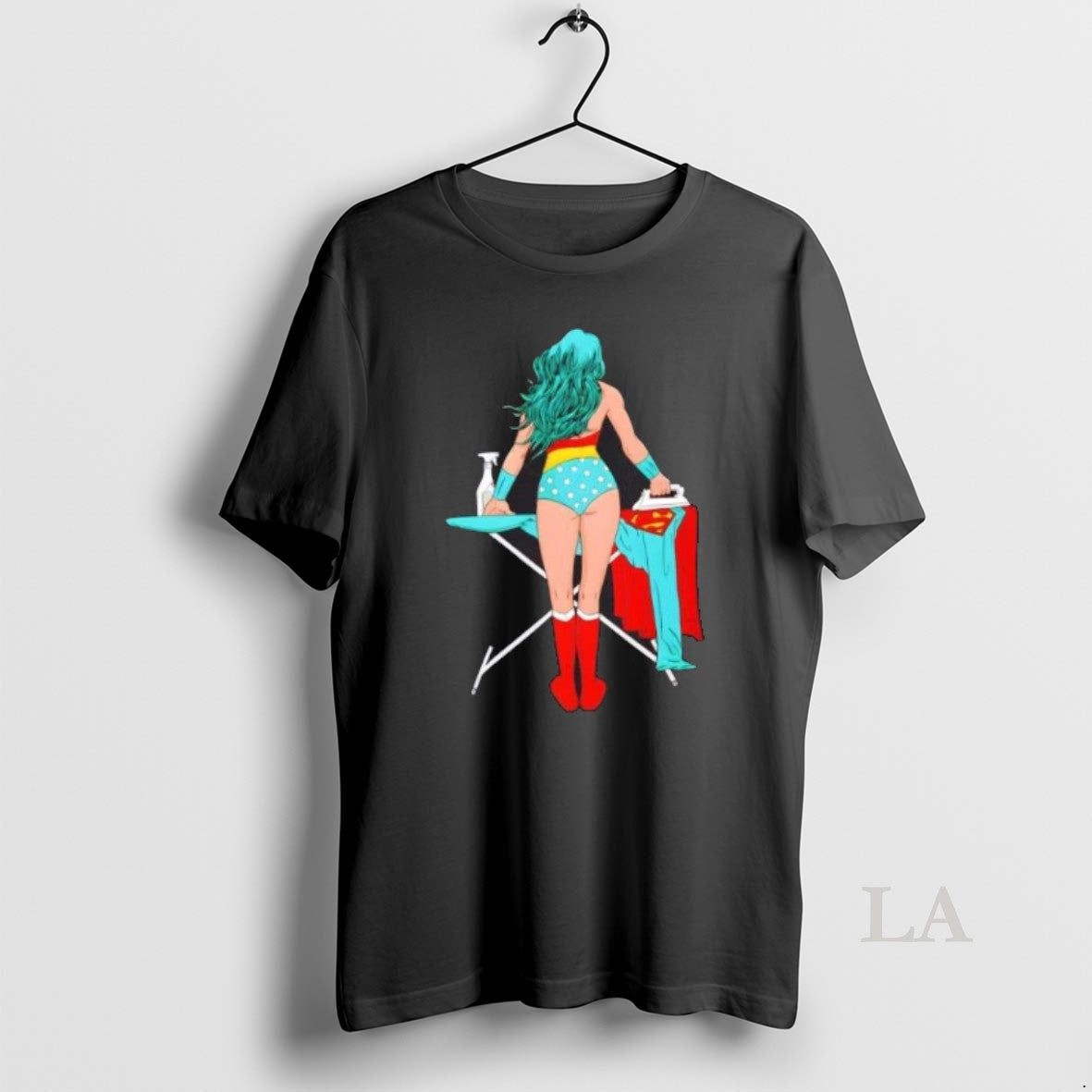 Original Superhero Ironing Retro Comic