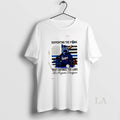Original Supporting The Paws That Enforce The Laws Los Angeles Dodgers Dog Us Flag