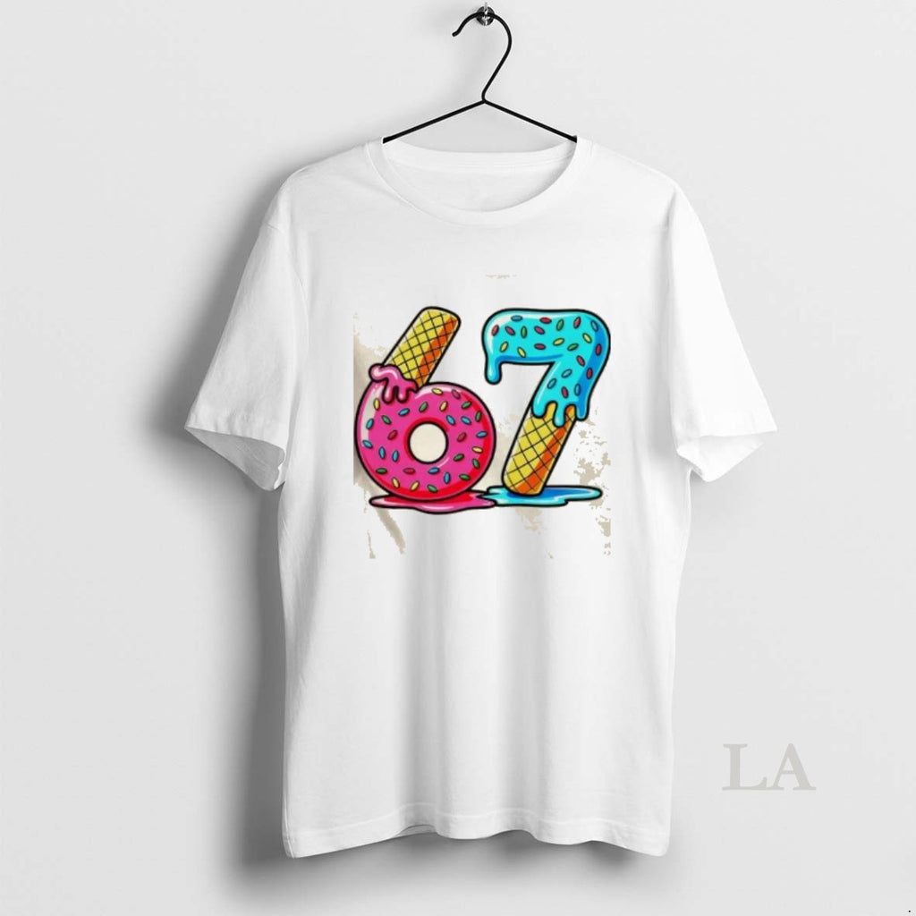 Original Sweet 67 Dessert Themed Ice Cream Drip 6 7