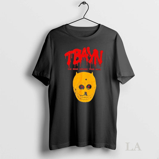 Original Tbayn The Bear Around Your Neck Death Mask Devil Tee Sweater