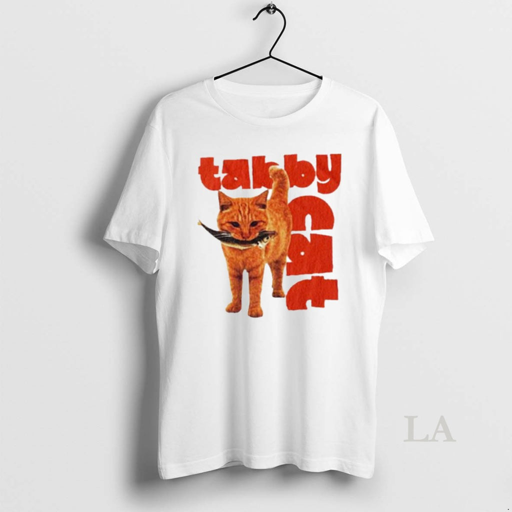 Original Tabby Cat With Fish Ornaments