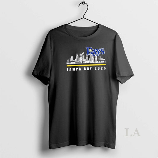 Original Tampa Bay Rays 2025 All Names City Skyline