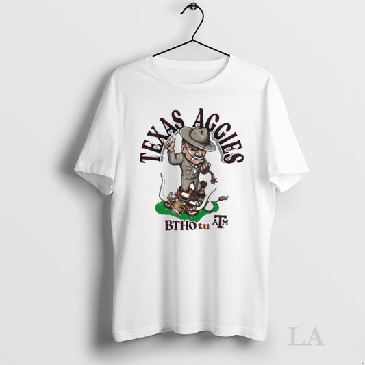 Original Texas Am Aggies Btho Tu Beat Texas Mascot