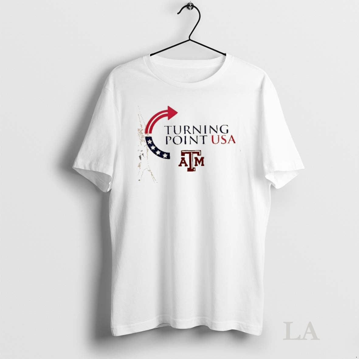 Original Texas Am Aggies X Turning Point Usa Freedom Charlie Kirk 2 Sided