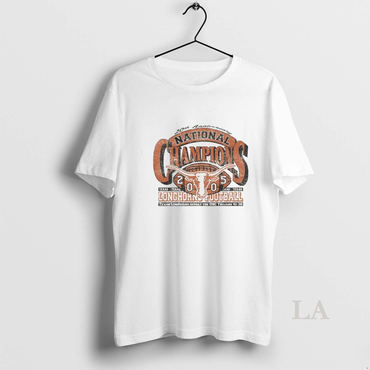 Original Texas Longhorns Defeat The Usc Trojans 41 38 20th Anniversary National Champions Retro