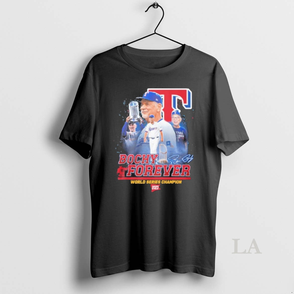 Original Texas Rangers Bruce Bochy Forever World Series Champion 2023