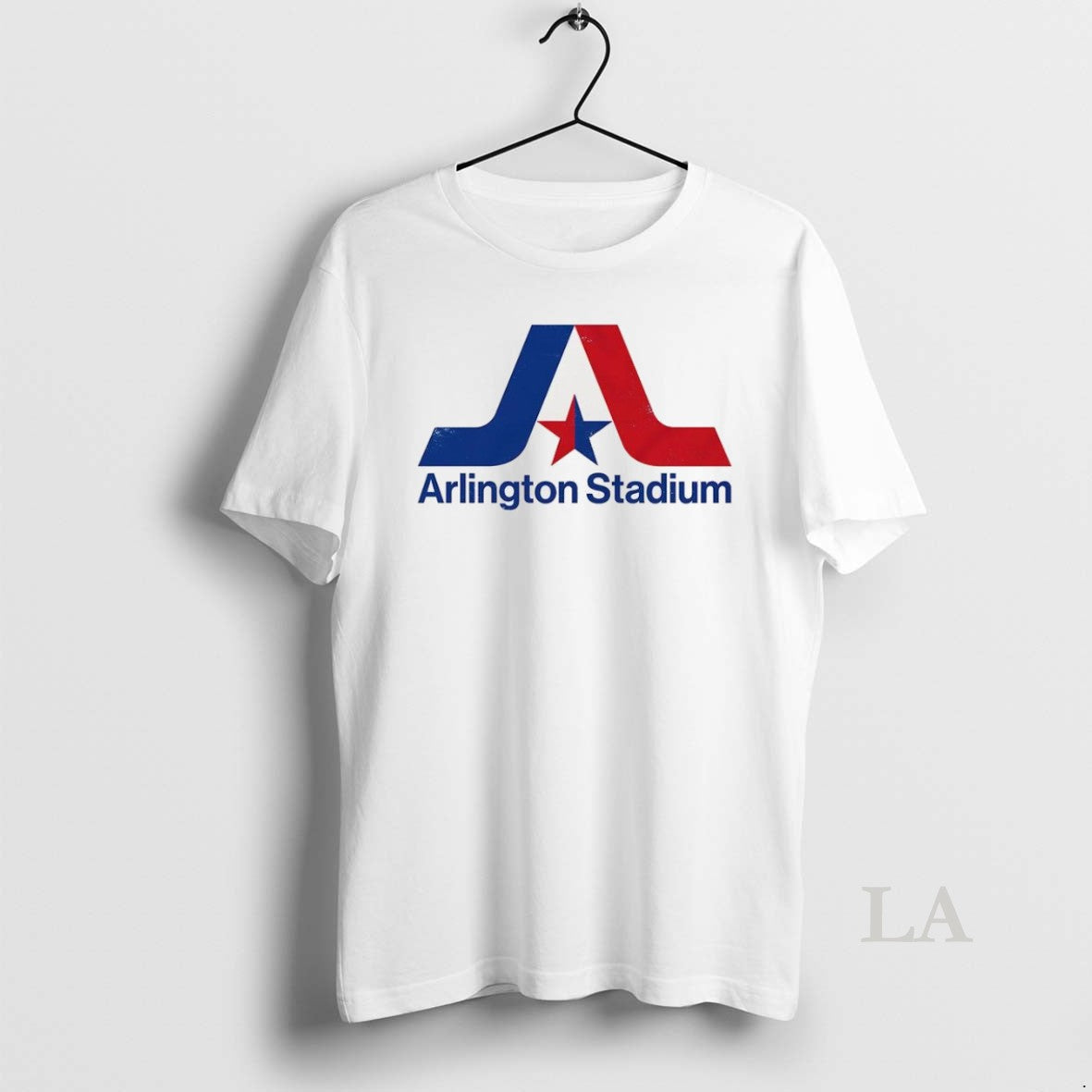 Original Texas Rangers Baseball Arlington Stadium Logo