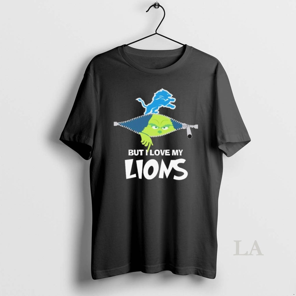Original The Grinch But I Love My Lions Logo