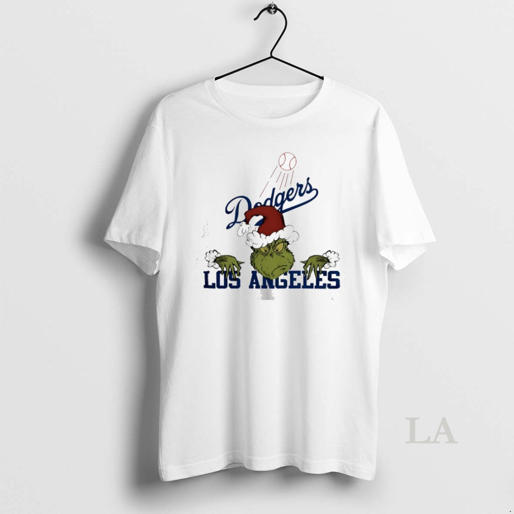 Original The Grinch X Mlb Los Angeles Dodgers Christmas