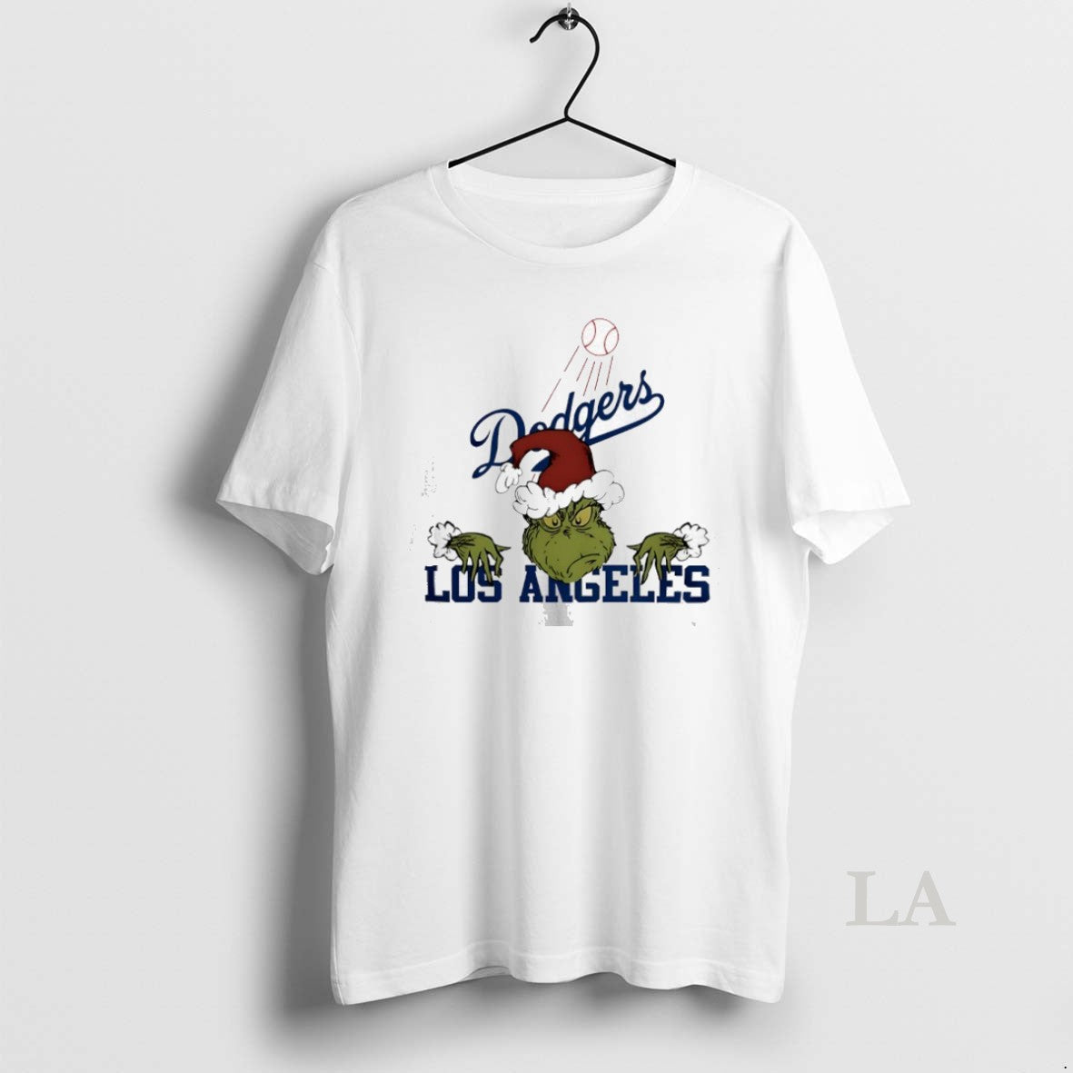 Original The Grinch X Mlb Los Angeles Dodgers Christmas