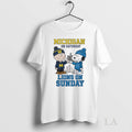 Original The Peanuts Fist Bump Michigan On Saturday And Lions On Sunday