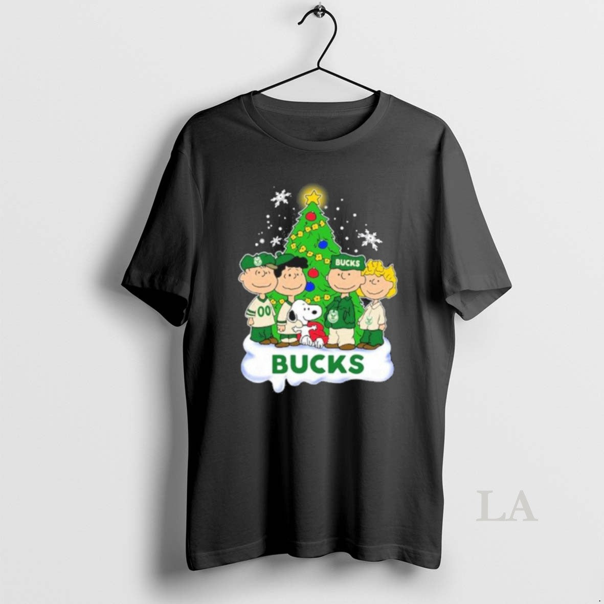 Original The Peanuts Milwaukee Bucks Merry Christmas