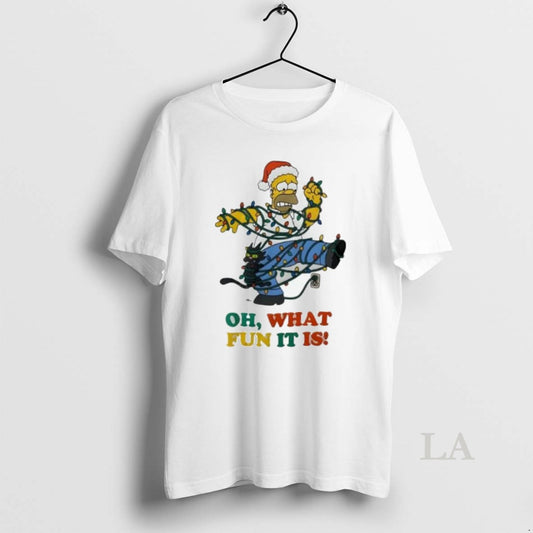 Original The Simpsons Lights Christmas Oh What Fun It Is
