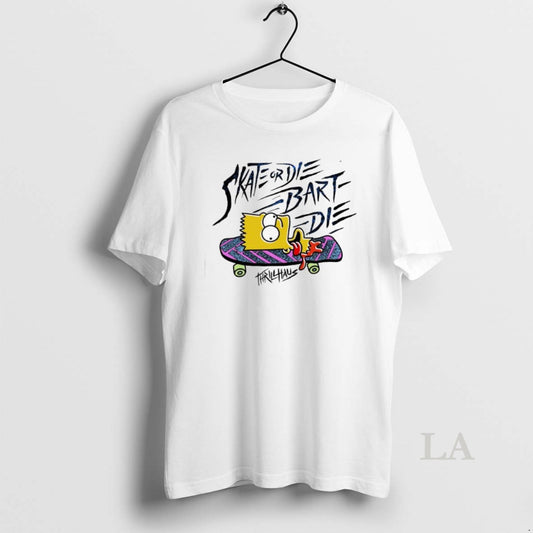 Original The Simpsons Skate Or Die Bart Die Thrillhaus