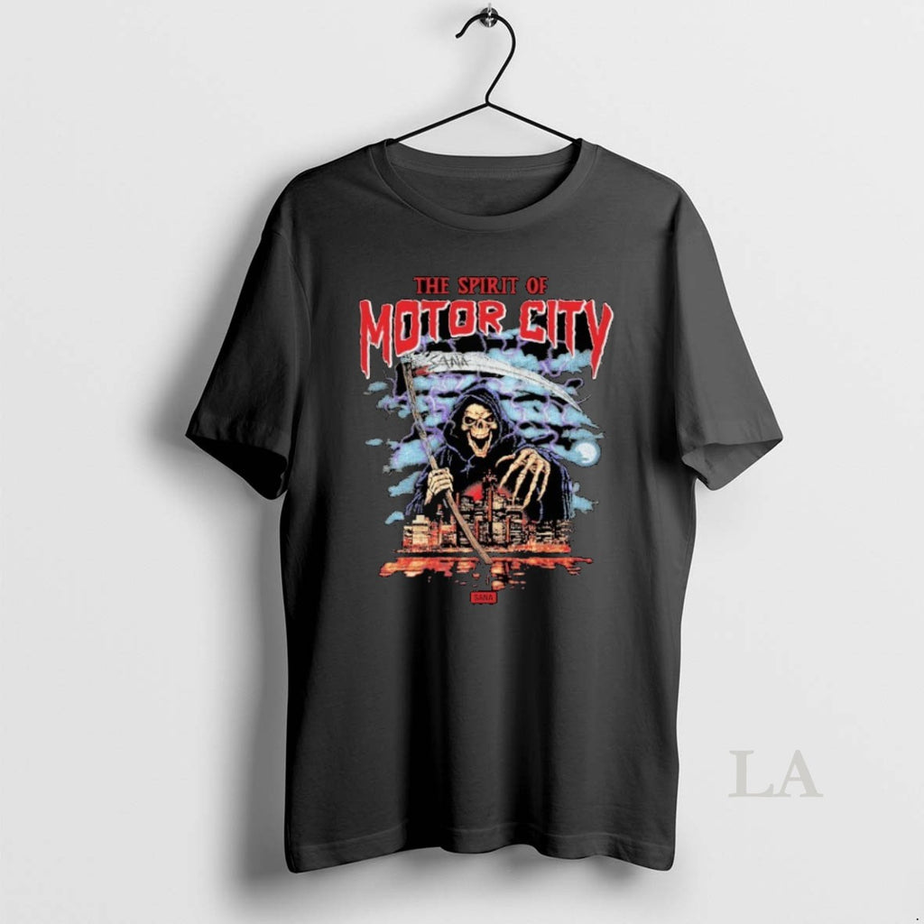 Original The Spirit Of Motor City Sana Grim Reaper Halloween