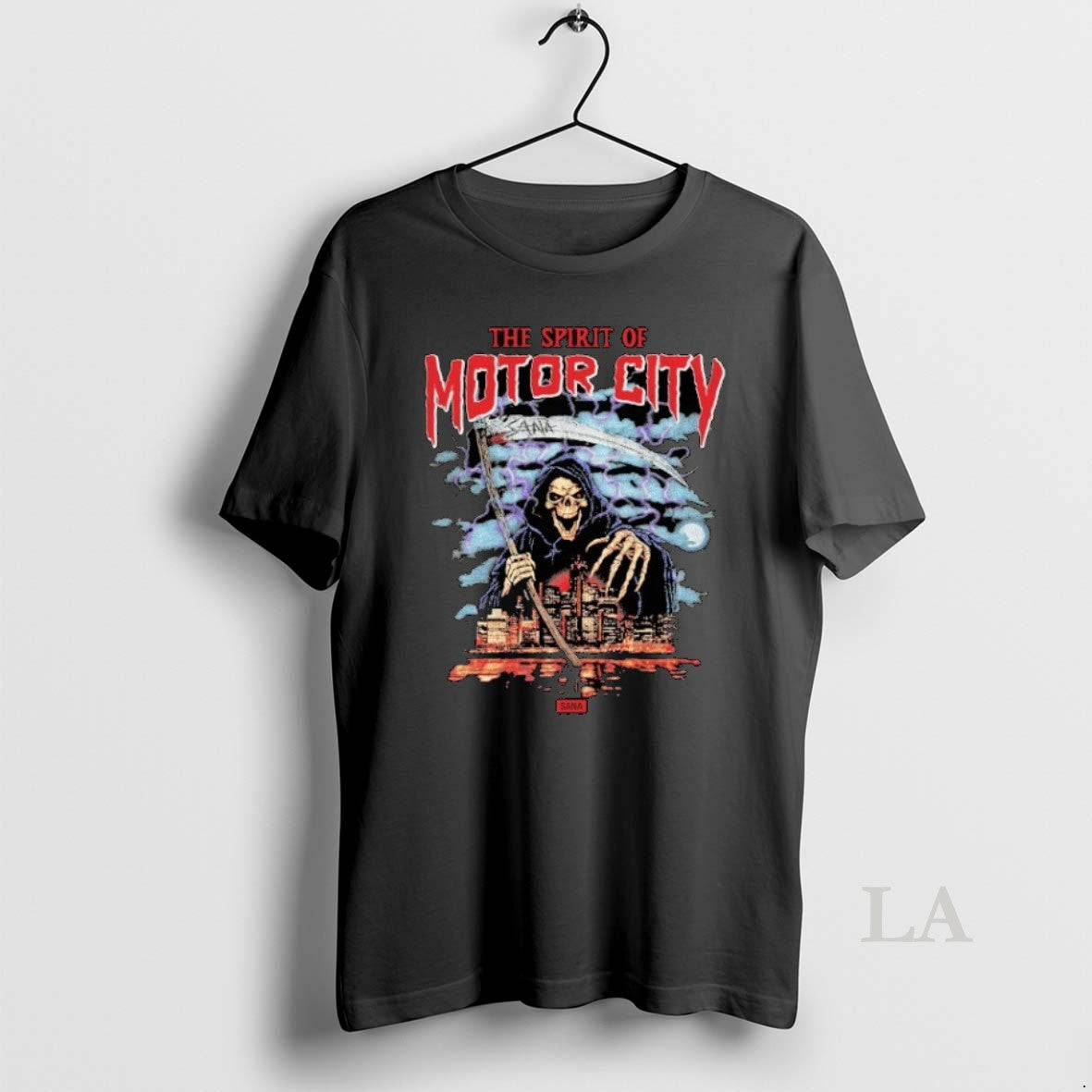 Original The Spirit Of Motor City Sana Grim Reaper Halloween