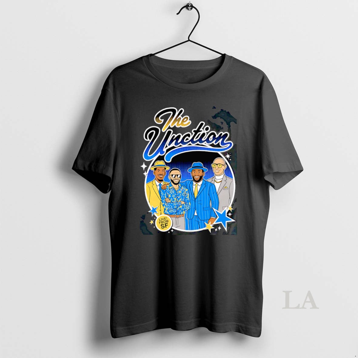 Original The Unction Golden State Warriors Caricature Cartoon