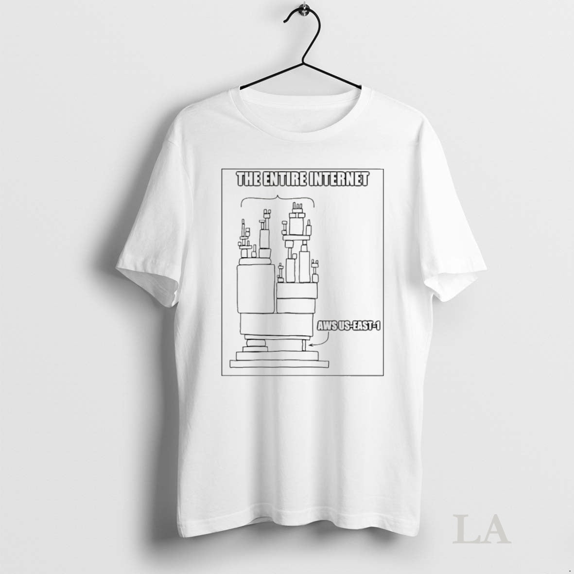 Original The Entire Internet Aws Us East 1 Tee Sweater