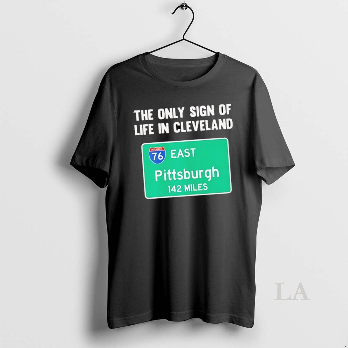 Original The Only Sign Of Life In Cleveland East Pittburgh 142 Miles