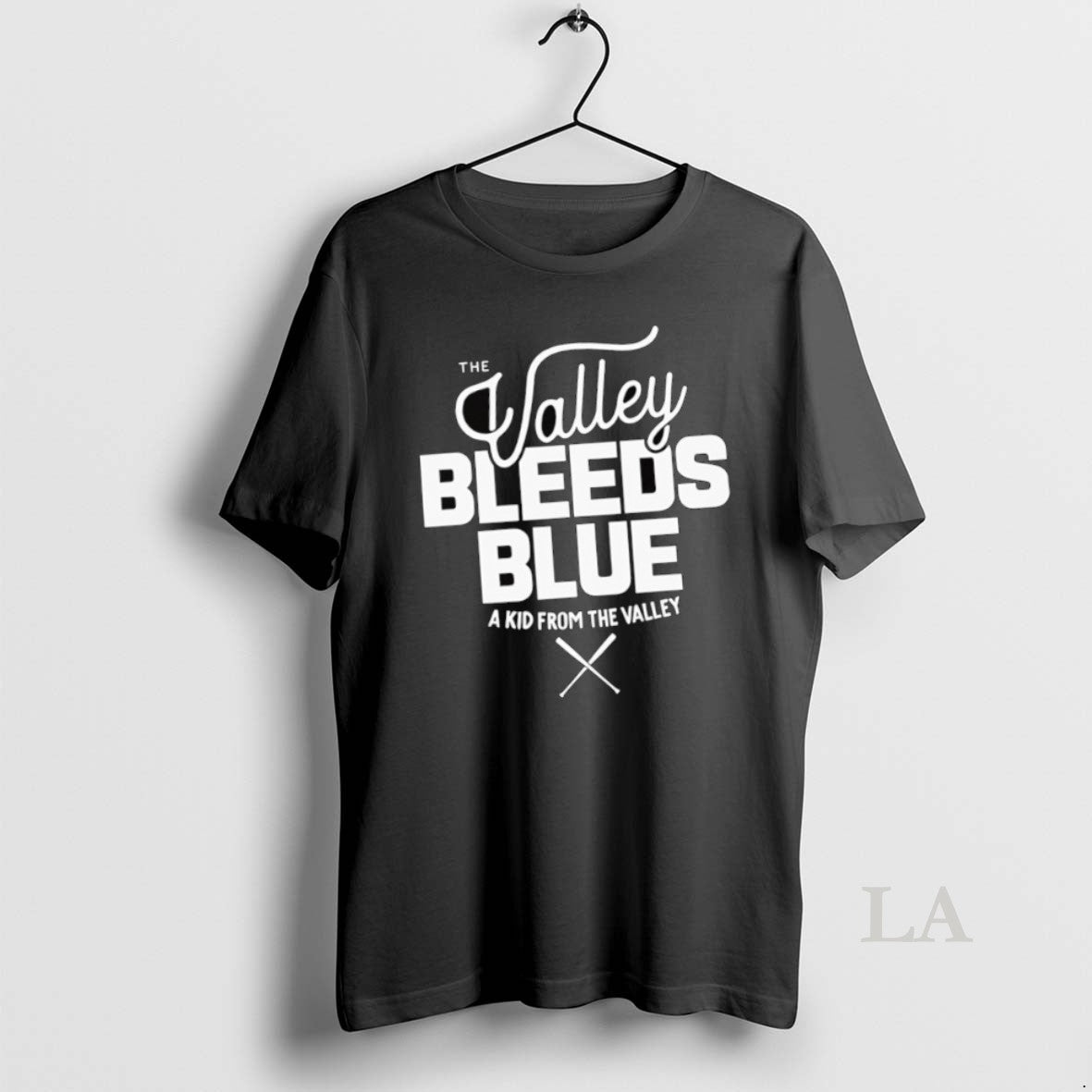 Original The Valley Bleeds Blue A Kid From The Valley Baseball Bats