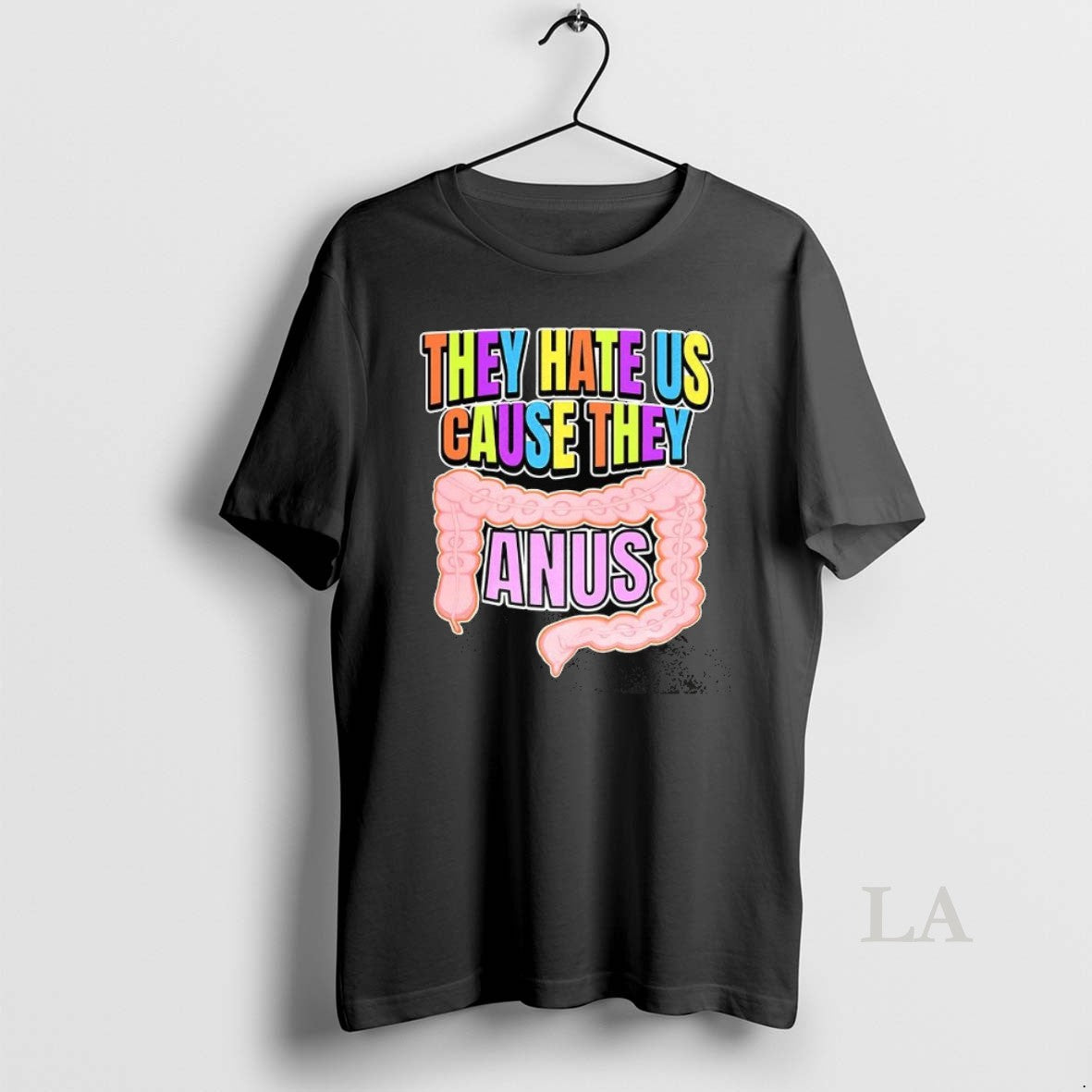 Original They Hate Us Cause They Anus Large Intestine Funny