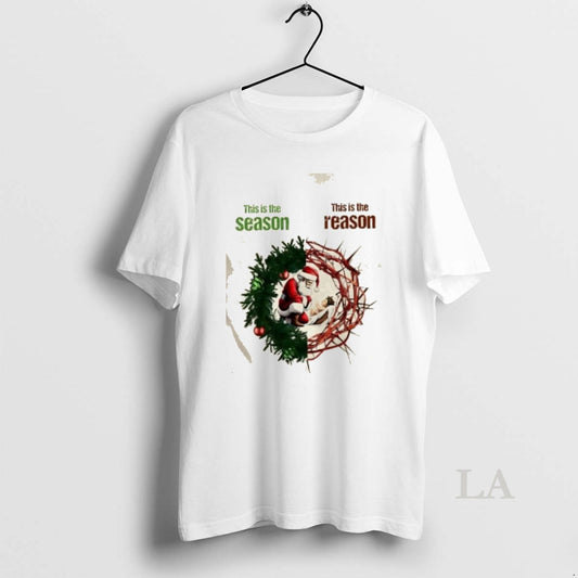 Original This Is The Season Santa Claus And Baby Christmas