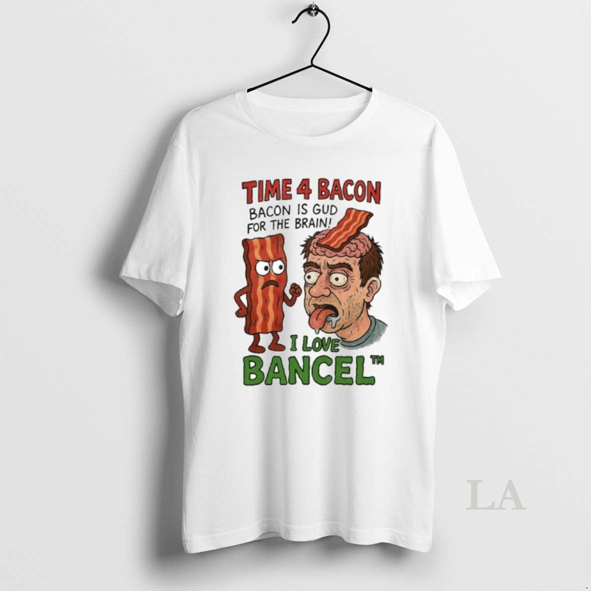 Original Time 4 Bacon Is Good For The Brain I Love Bancel Ornaments