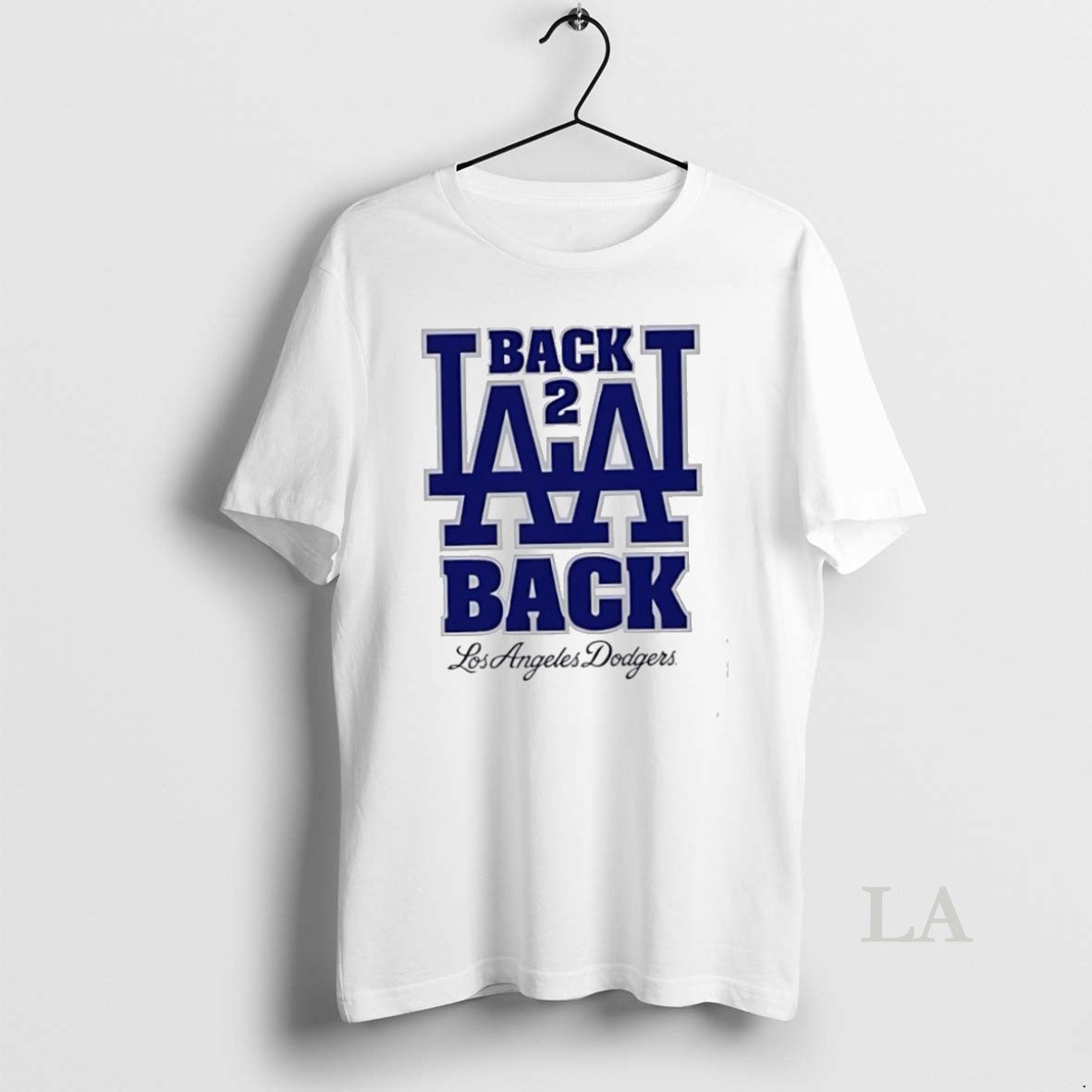 Original Top La Back 2 Back Los Angeles Dodgers