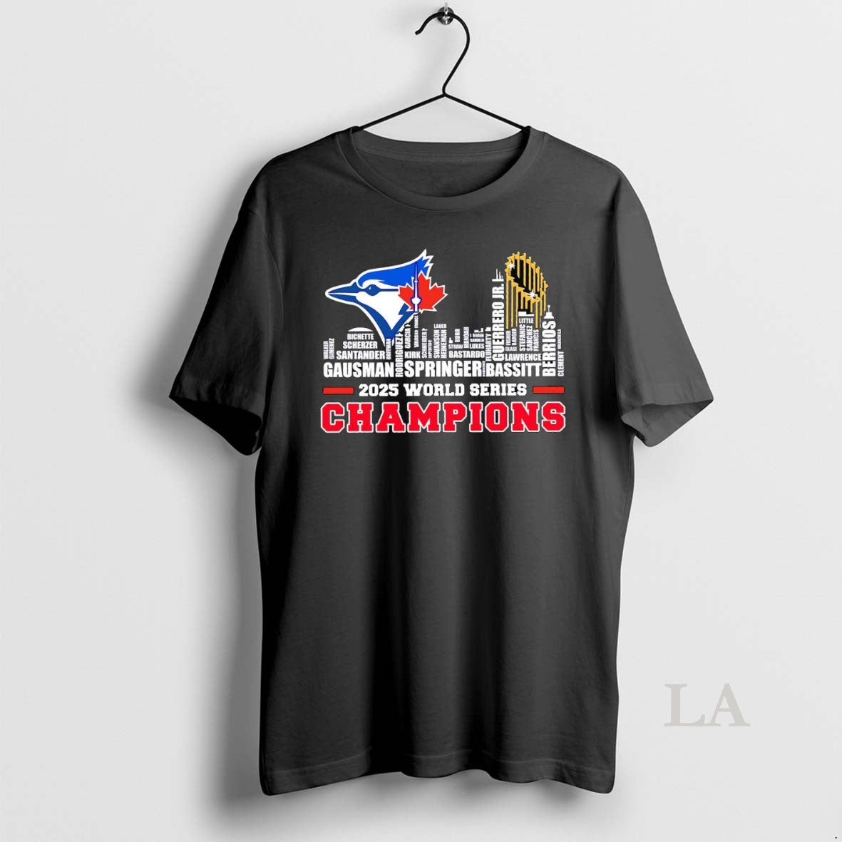 Original Toronto Blue Jays 2025 World Series Champions Players Names Skyline