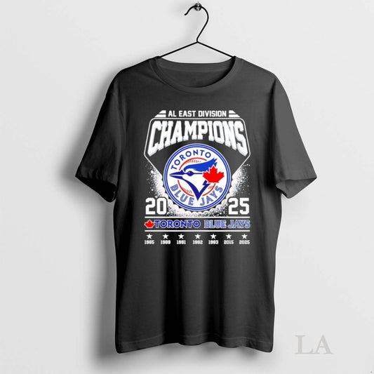 Original Toronto Blue Jays Al East Division Champions 2025 7 Time Tee Sweater