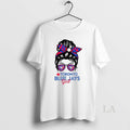 Original Toronto Blue Jays Girl Messy Bun Glasses