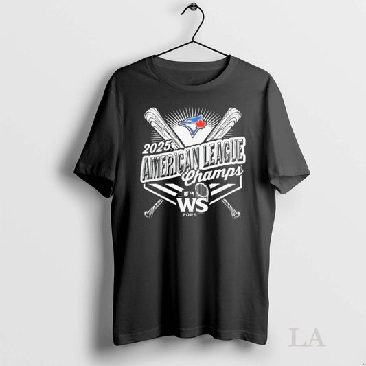 Original Toronto Blue Jays Mlb 2025 American League Champs Ws World Series Tee Sweater