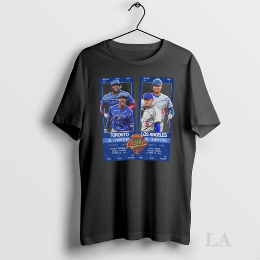 Original Toronto Blue Jays Vs Los Angeles Dodgers Mlb Ws Matchup October 24 2025 Signatures