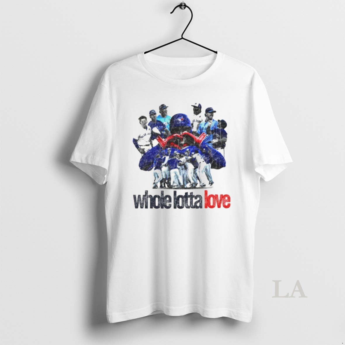 Original Toronto Blue Jays Whole Lotta Love Heart Team Boxy Mlb Baseball Vintage