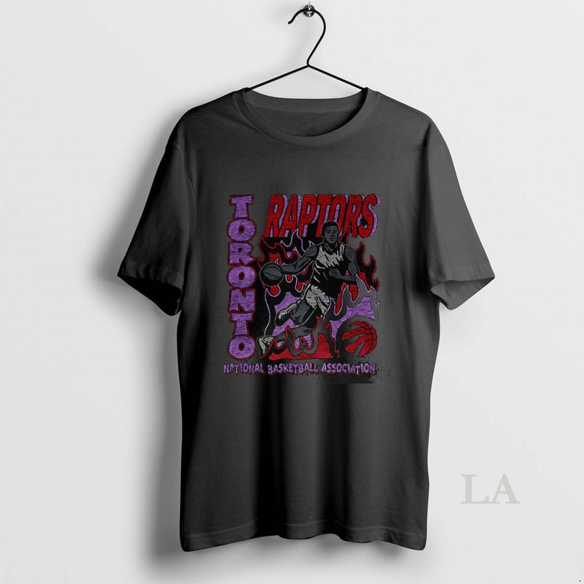 Original Toronto Raptors National Basketball Association Burning Player Graphic