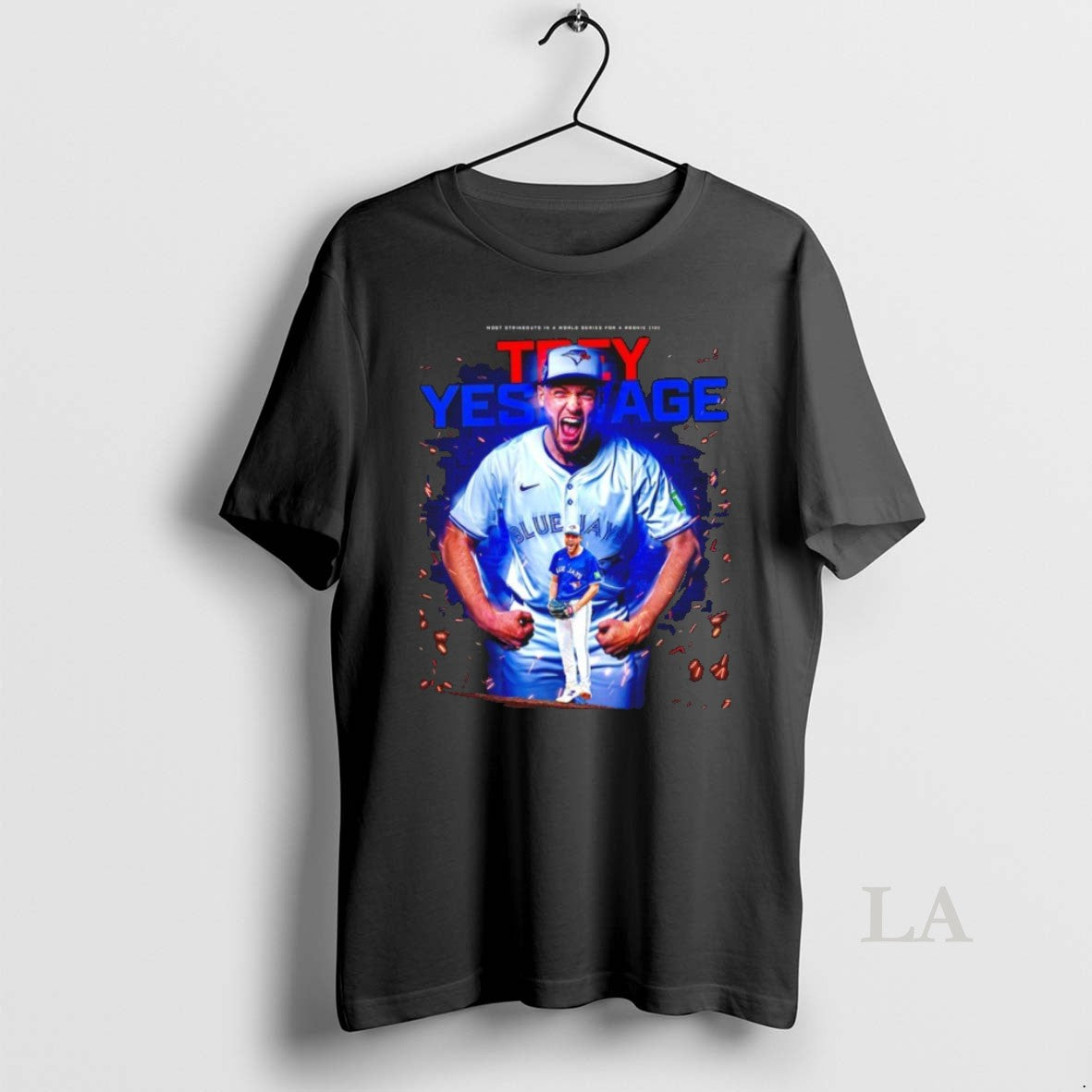 Original Trey Yesavage Toronto Blue Jays 2025 World Series Rookie Record 12 Strikeouts