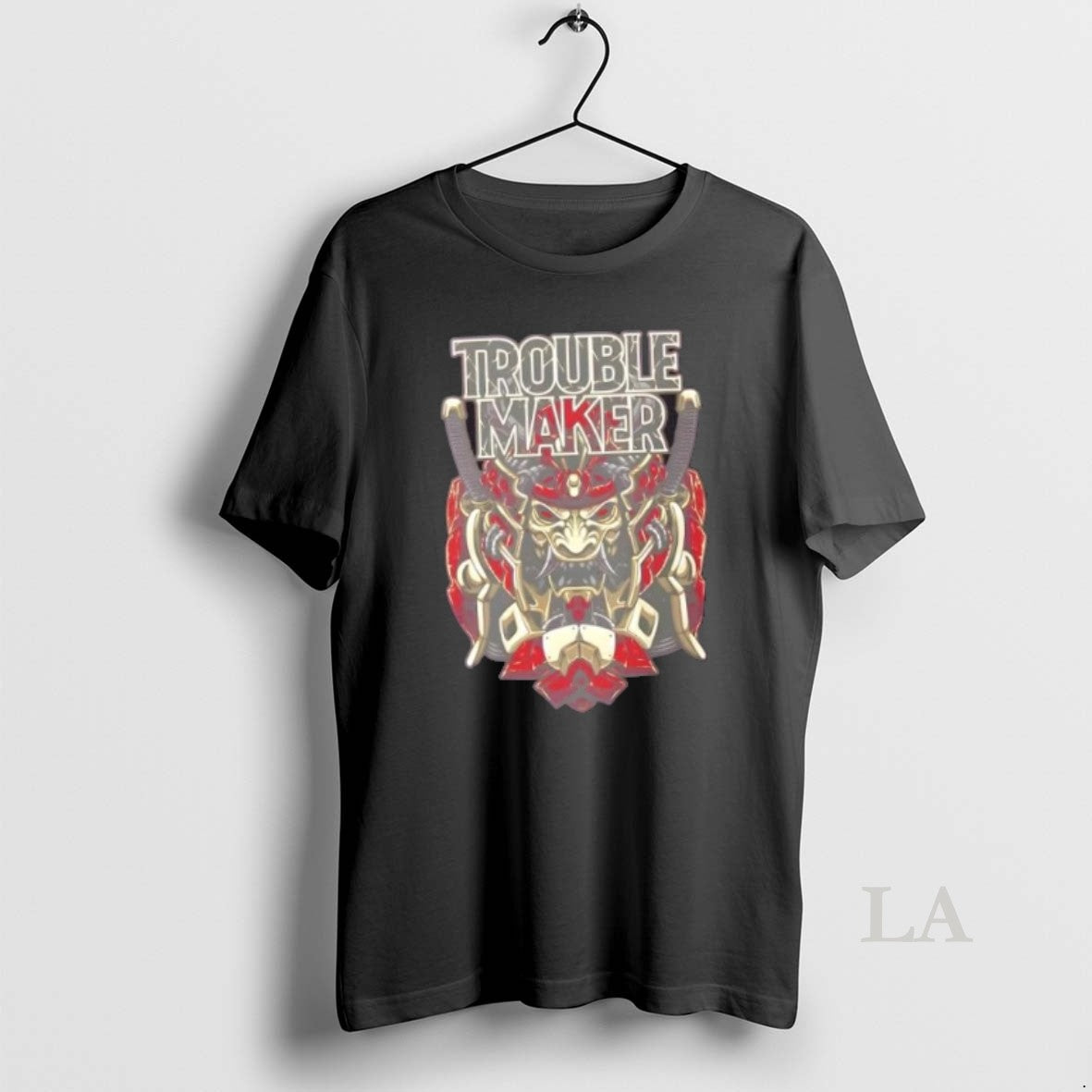 Original Troublemaker Samurai Bold Warrior Design