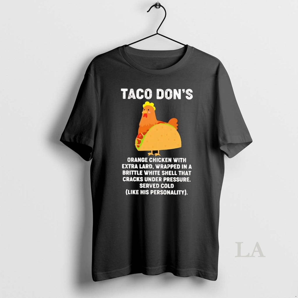 Original Trump Taco Dons Orange Chicken With Extra Lard Like His Personality