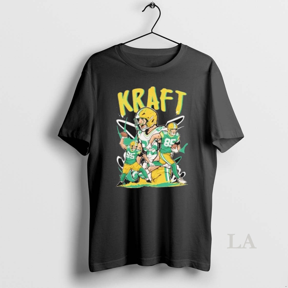 Original Tucker Kraft Cartoon Style New York Football