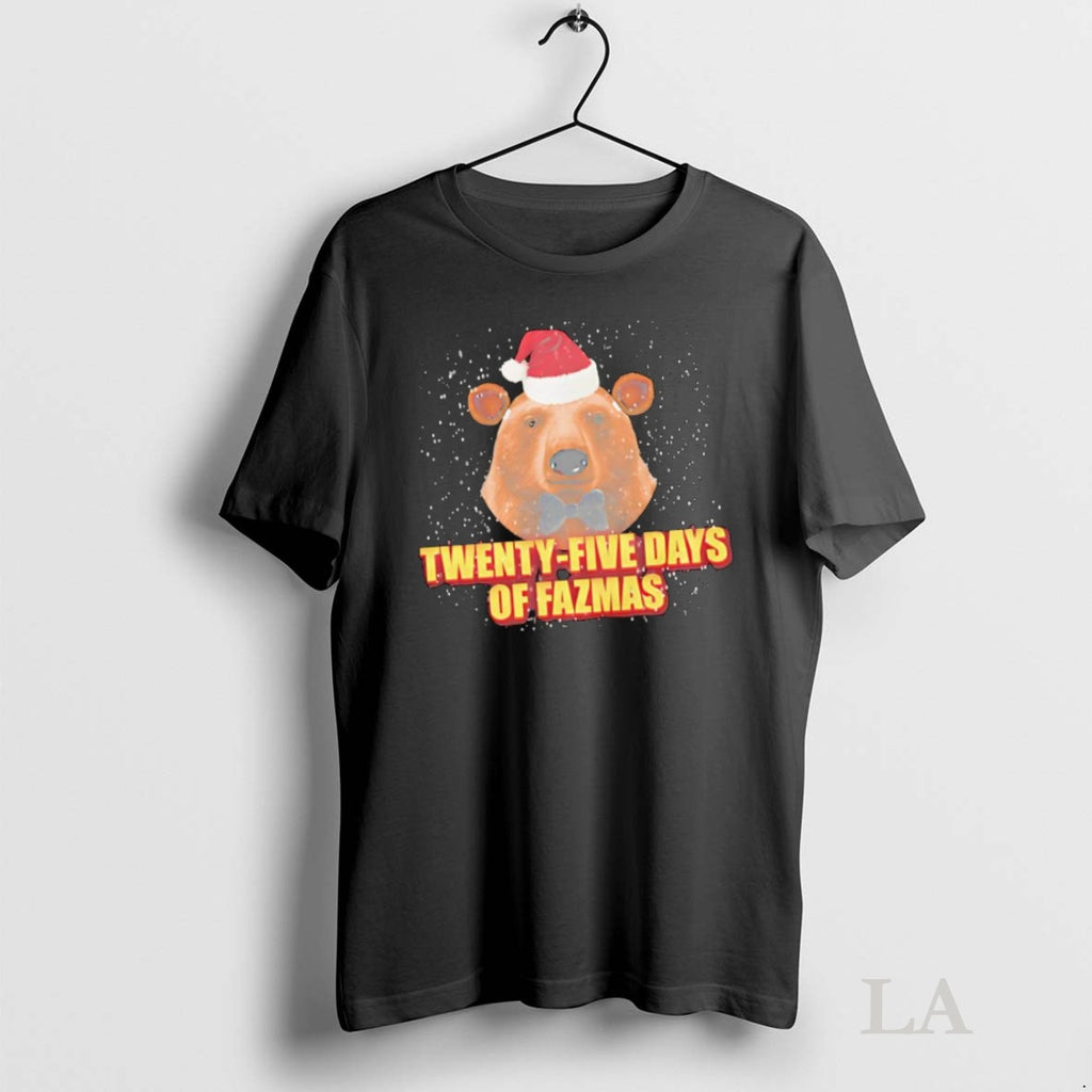 Original Twenty Five Days Of Fazmas Bear Santa Hat Graphic